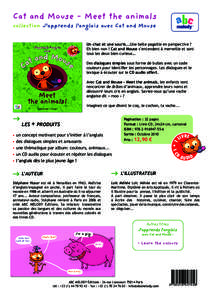 fiches produits CS3 Cat and Mouse Animals.indd