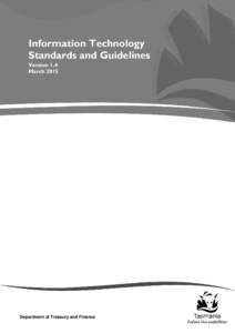 Information Technology Standards and Guidelines Version 1.4 March[removed]Department of Treasury and Finance