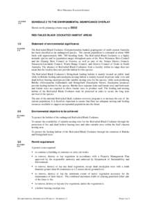 WEST WIMMERA PLANNING SCHEME[removed]C19  SCHEDULE 2 TO THE ENVIRONMENTAL SIGNIFICANCE OVERLAY