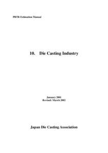 PRTR Estimation Manual  10. Die Casting Industry