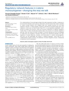 MINI REVIEW ARTICLE published: 14 February 2014 doi: fcimbCELLULAR AND INFECTION MICROBIOLOGY