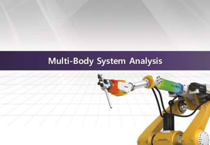 Multi-Body System Analysis  Step Step  00