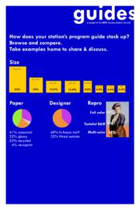 A project of the NETA Communication Council  How does your station’s program guide stack up? Browse and compare. Take examples home to share & discuss. Size