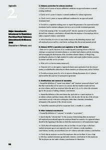 2 Appendix A. Enhance protection for scheme members i. Clarify mpfa’s power to impose additional conditions on approved trustees or amend existing conditions