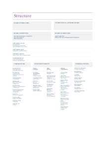 Structure BOARD OF DIRECTORS INTERNATIONAL ADVISORY BOARD  BOARD COMMITTEES