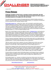 Microsoft Word - challenger press release 0113