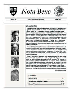 Nota Bene Vol. 12 No. 2