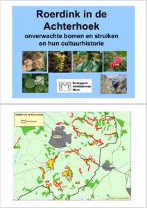 Roerdink in de Achterhoek onverwachte bomen en struiken en hun cultuurhistorie  Ecologisch Adviesbureau Maes