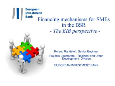 Investment / Banks / Rabobank / Venture capital / European Investment Bank / Finance / European Investment Fund