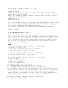 AFJOUR-JUNE 21-JUNE 22-OBAMA - IN AFRICA OBAMA IN AFRICA LOCATION: DAKAR, ACCRA, ABUJA, NAIROBI, CAPE TOWN SENEGAL, NIGERIA, GHANA, KENYA, SOUTH AFRICA REPORT BY: CHEIKH SADDIBOU, EMMANUEL VORGBE, AMADIN JOSEPH, GABRIEL 