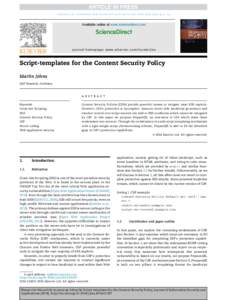 j o u r n a l o f i n f o r m a t i o n s e c u r i t y a n d a p p l i c a t i o n s x x xe1 5  Available online at www.sciencedirect.com ScienceDirect journal homepage: www.elsevier.com/locate/jisa