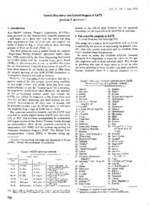 Vol. 55, No.  7, July 1974 General Description and Central Program of GATE Joachim