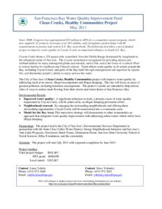 San Francisco Bay Water Quality Improvement Fund