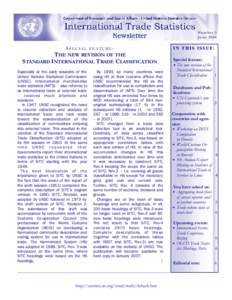 Number 5 June 2006 S PECIAL FEATURE:  THE NEW REVISION OF THE