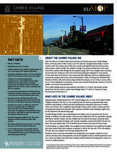 CAMBIE VILLAGE NEIGHBOURHOOD profile FIGURE 1 Yukon St