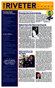 fall  September 2014 News from the Rosie the Riveter Trust supporting the Rosie the Riveter / WWII Home Front National Historical Park