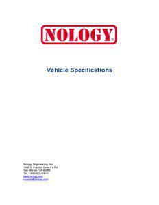 Vehicle Specifications  Nology Engineering, Inc.