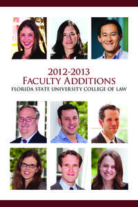 [removed]Faculty Additions FLORIDA STATE UNIVERSITY COLLEGE OF LAW  New Faculty Hires[removed]