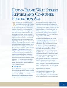 Dodd-Frank Wall Street Reform and Consumer Protection Act E