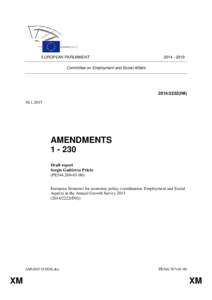 EUROPEAN PARLIAMENT[removed]Committee on Employment and Social Affairs