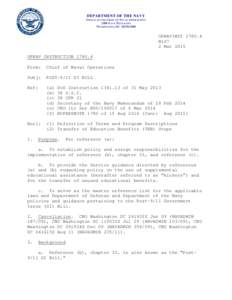 Higher education in the United States / Military / United States Department of Defense / 110th United States Congress / Post-9/11 Veterans Educational Assistance Act / G.I. Bill / Selected Reserve / United States Department of Veterans Affairs / Individual Ready Reserve / United States Navy Reserve / United States / United States Army