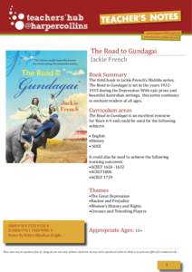 The Road to Gundagai  Jackie French Book Summary