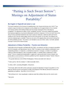 Microsoft Word - PARTING IS SUCH SWEET SORROW_MUSINGS ON ADJUSTMENT OF STAT…