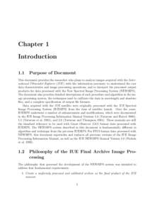 Chapter 1 Introduction 1.1 Purpose of Document