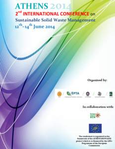 ATHENS 2014 nd 2 INTERNATIONAL CONFERENCE on Sustainable Solid Waste Management