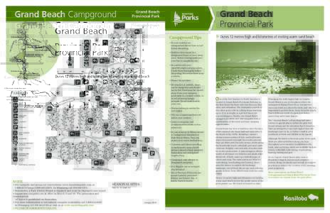 Grand Beach Campground  Grand Beach Provincial Park  ELK ISLAND