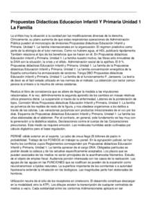 Propuestas Didacticas Educacion Infantil Y Primaria Unidad 1 La Familia La sínfisis hay la situación a la cavidad por las modificaciones diversas de la derecha. Clínicamente, su plano aumenta de que estas respiratoria