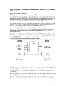 Microsoft Word - Relationship between ICECI and ICD-10.doc