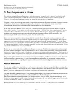 Da Windows a Linux:02:33 Da Windows a Linux − (C) 1999−2003 Paolo Attivissimo e Roberto Odoardi. Questo documento è liberamente distribuibile purché intatto.