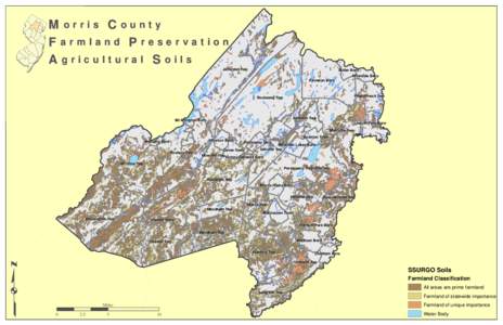 Morris County F armland P reservation Agricultural Soils Jefferson Jefferson Twp Twp