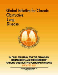 Global Initiative for Chronic Obstructive L ung D isease  GLOBAL STRATEGY FOR THE DIAGNOSIS,