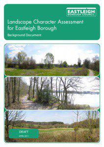 Landscape Character Assessment for Eastleigh Borough Background Document