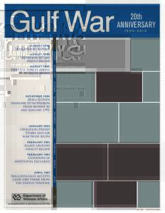 Gulf War 20th Anniversary Poster Honoring Gulf War Veterans). U.S. Department of Veterans Affairs.