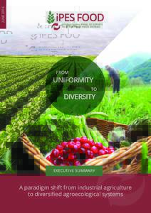 Agronomy / Sustainable agriculture / Agriculture / Industrial agriculture / Organic farming / Agroecology / Food systems / Food security / Intensive farming / Intensive animal farming / Monoculture / Crop diversity