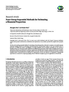 Hindawi Publishing Corporation Journal of Probability and Statistics Volume 2013, Article ID[removed], 24 pages http://dx.doi.org[removed][removed]Research Article