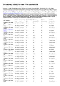 Seiko Epson / Driver / Device drivers / Computer hardware / Printer driver