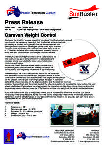 PPC People Protection Cloth  Press Release EFFECTIVE: 	 18th October 2013 Part No 	 CCW 1500-1000kg/wheel / CCW 1600-1600kg/wheel