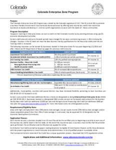 Microsoft Word - Colorado Enterprise Zone Fact Sheet[removed]docx