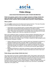 Immune system / Nose / Allergic rhinitis / Type 1 hypersensitivity / Allergen / Rhinitis / Allergy / Pollen calendar / Nasal spray / Medicine / Allergology / Immunology