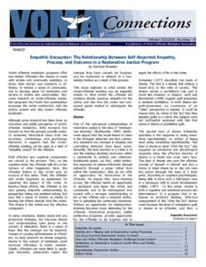 Research  Empathic Encounter: The Relationship Between Self-Reported Empathy, Process, and Outcome in a Restorative Justice Program by Harrison Braxton