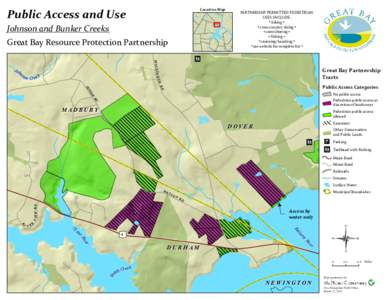 Public Access and Use  Location Map Johnson and Bunker Creeks