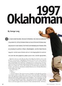 Oklahoma Today February-March 1998 Volume 48 No. 2: 1997 Year in Review