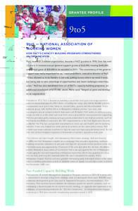 Grantee Profile  9to5 9to5 — National Association of Working Women How FACT’s Capacity Building Programs Strengthened