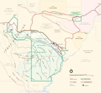 Los Alamos /  New Mexico / Manhattan Project / Bandelier National Monument / New Mexico / Jemez Mountains / Geography of the United States