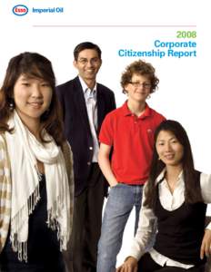 2008 Corporate Citizenship Report Imperial Oil Limited	