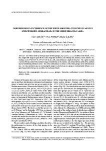 ACTA ICHTHYOLOGICA ET PISCATORIA[removed]): 73–75  NORTHERNMOST OCCURRENCE OF THE WHITE GROUPER, EPINEPHELUS AENEUS